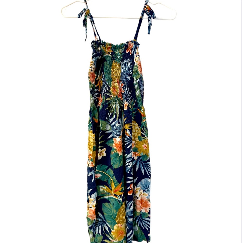 Hibiscus Collection Hawaii Floral Tropical Mini Dress